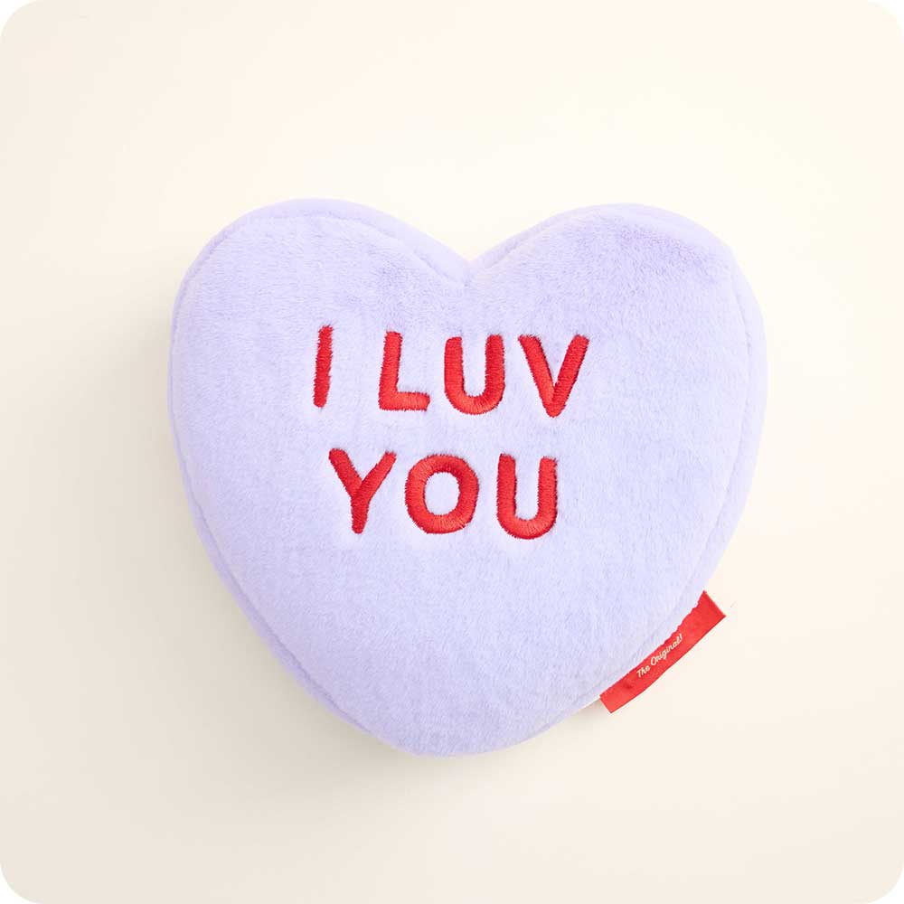 Sweethearts Purple I Luv You Heart Warmies